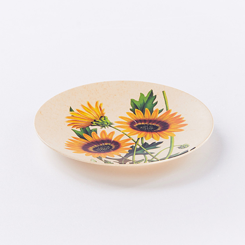 Stripes 17cm Plated Plastic Plate | Black | 10-piece Set_7