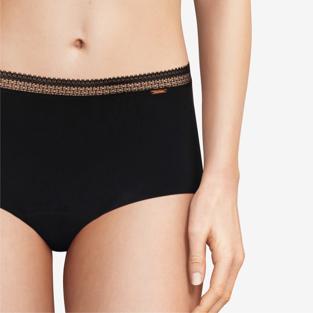 【Chantelle Lab】花苞高腰內褲>XXS-M>黑色(16L70_011)【Period Panty】_1