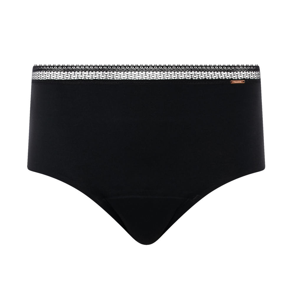【Chantelle Lab】花苞高腰內褲>XXS-M>黑色(16L70_011)【Period Panty】_3
