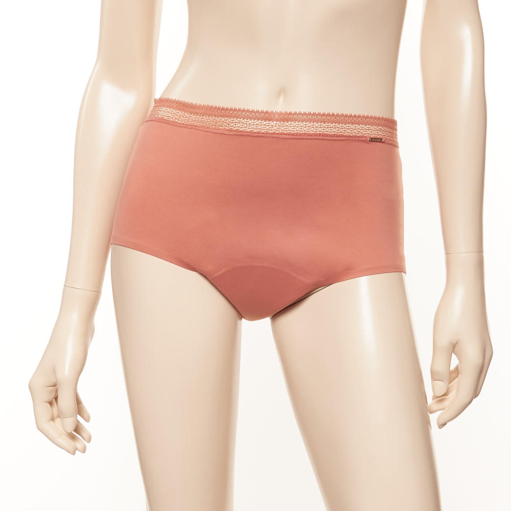 【Chantelle Lab】花苞高腰內褲>XXS-S>陶紅色(16L70_038)【Period Panty】_2