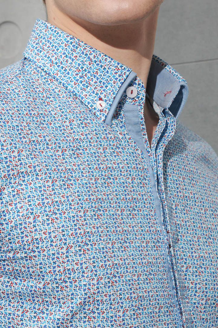 SST&C #Comfortable Cotton  Small Airplane Print Shirt | 0312203018  (Outlet)_5
