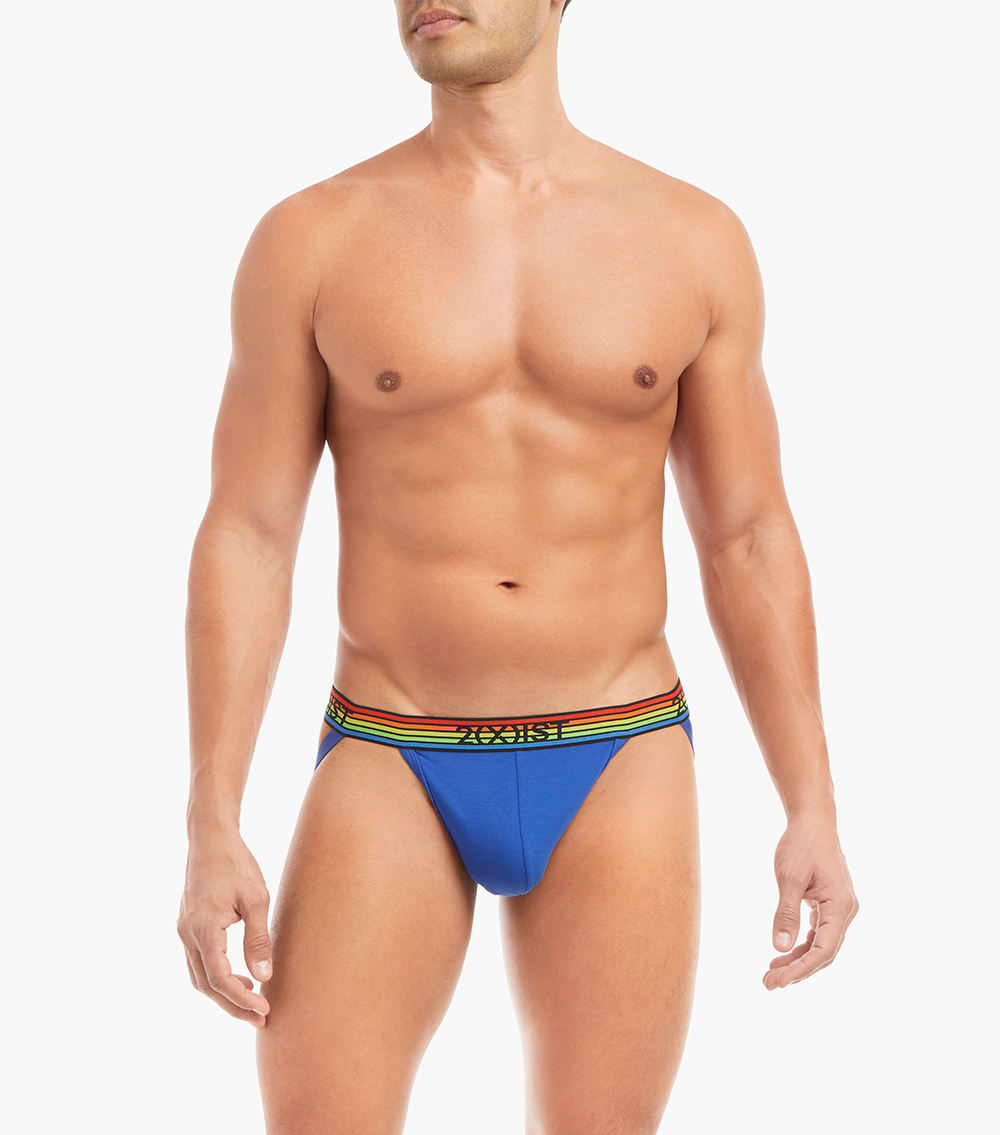 COTTON STRETCH NO-SHOW BRIEF 5-PACK | PRIDE_2