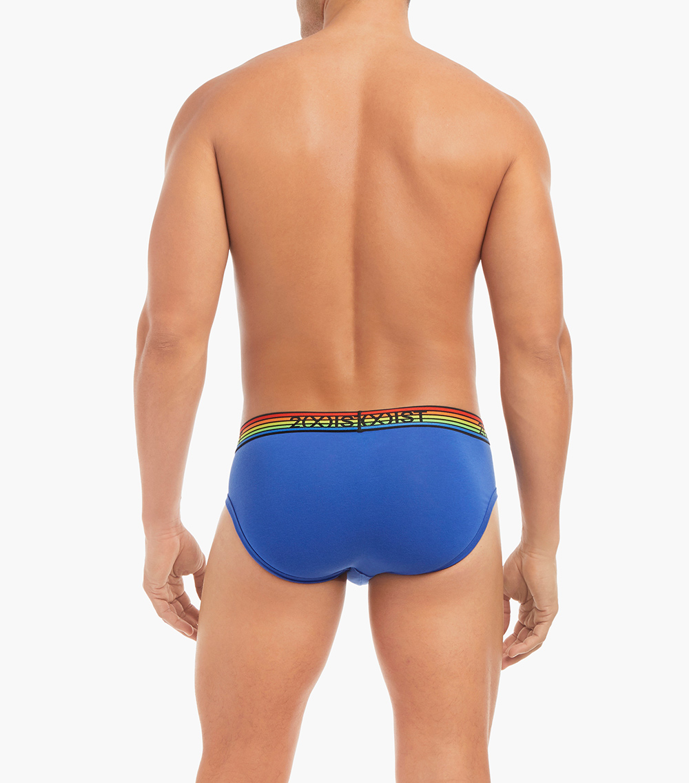 COTTON STRETCH NO-SHOW BRIEF 5-PACK | PRIDE_5