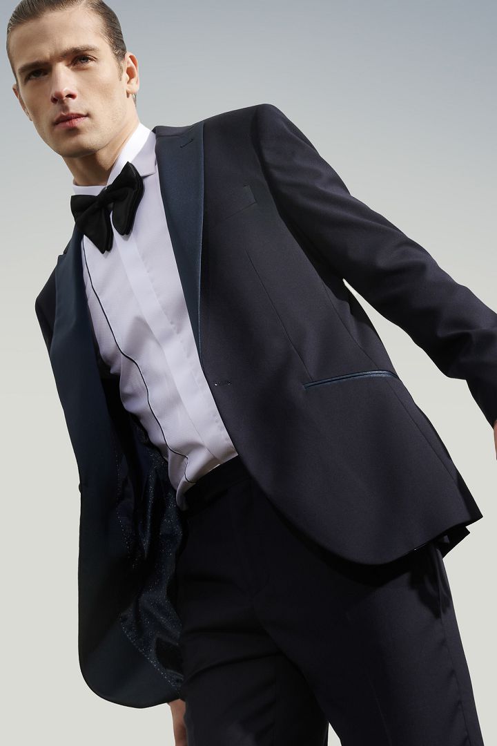 SST&C #網路獨買款  藏青修身晚宴服外套 | 0112204006 (outlet)_1