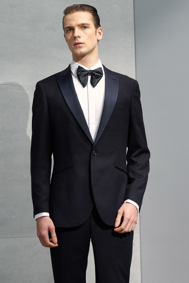 SST&C #網路獨買款  藏青修身晚宴服外套 | 0112204006 (outlet)_4