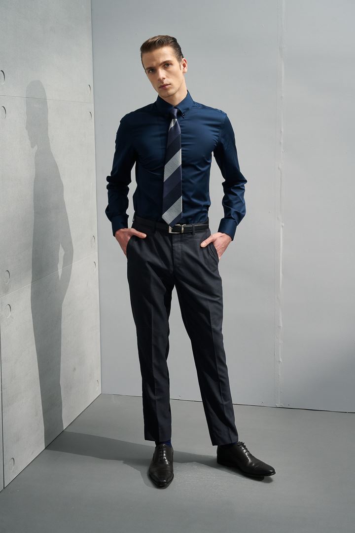 SST&C #米蘭系列 灰色修身西裝褲 | 0212204003 (outlet)_3