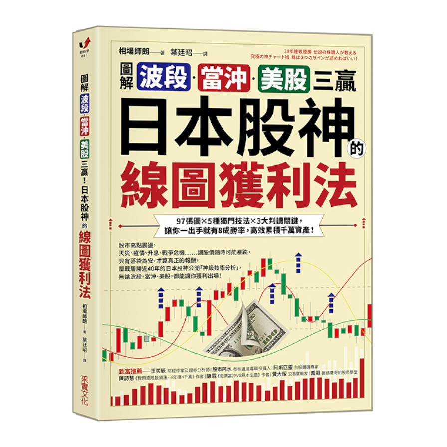 (圖解)波段、當沖、美股三贏！日本股神的線圖獲利法：97張圖╳5種獨門技法╳3大判讀關鍵，讓你一出手就有8成勝率，高效累積千萬資產！ | 拾書所