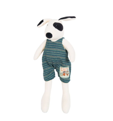 【預購】法國 Moulin Roty 安撫娃娃-小狗朱利斯(春夏) 30cm_0
