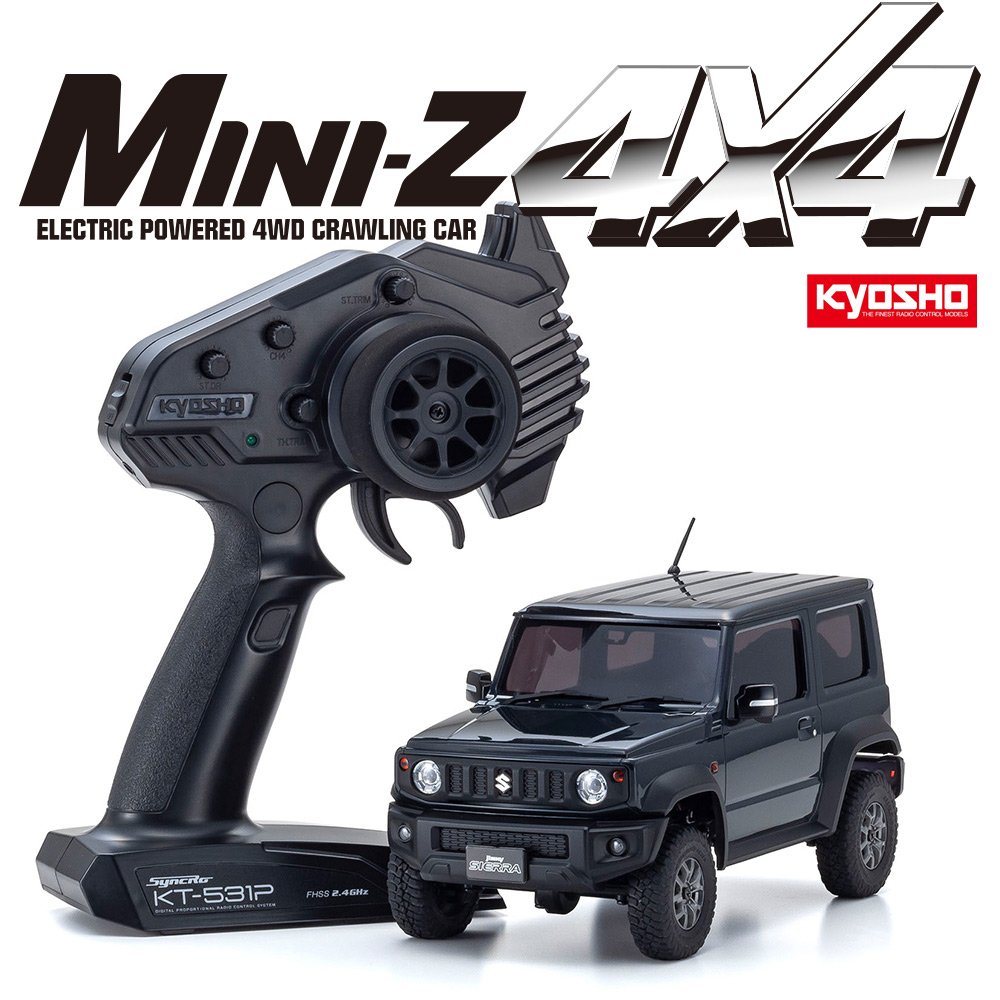 【原訂價9600 曜石黑附燈組】32523BP MINI-Z 4×4 Series Suzuki Jimny Sierra Blueish Black Pearl 3 Ready Set_0