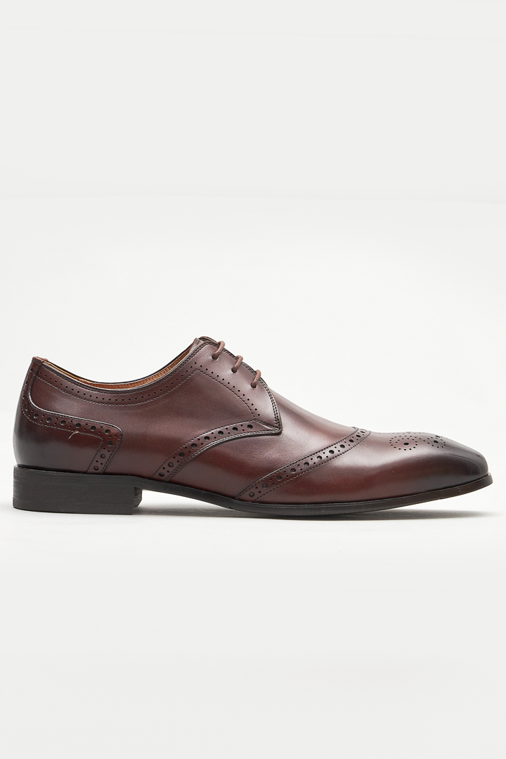 SST&C Dark Brown Derby Shoes | 1312204002  (Outlet)_1