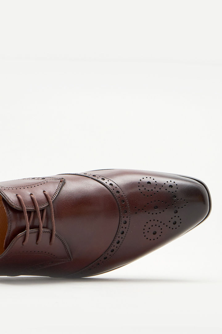 SST&C Dark Brown Derby Shoes | 1312204002  (Outlet)_2