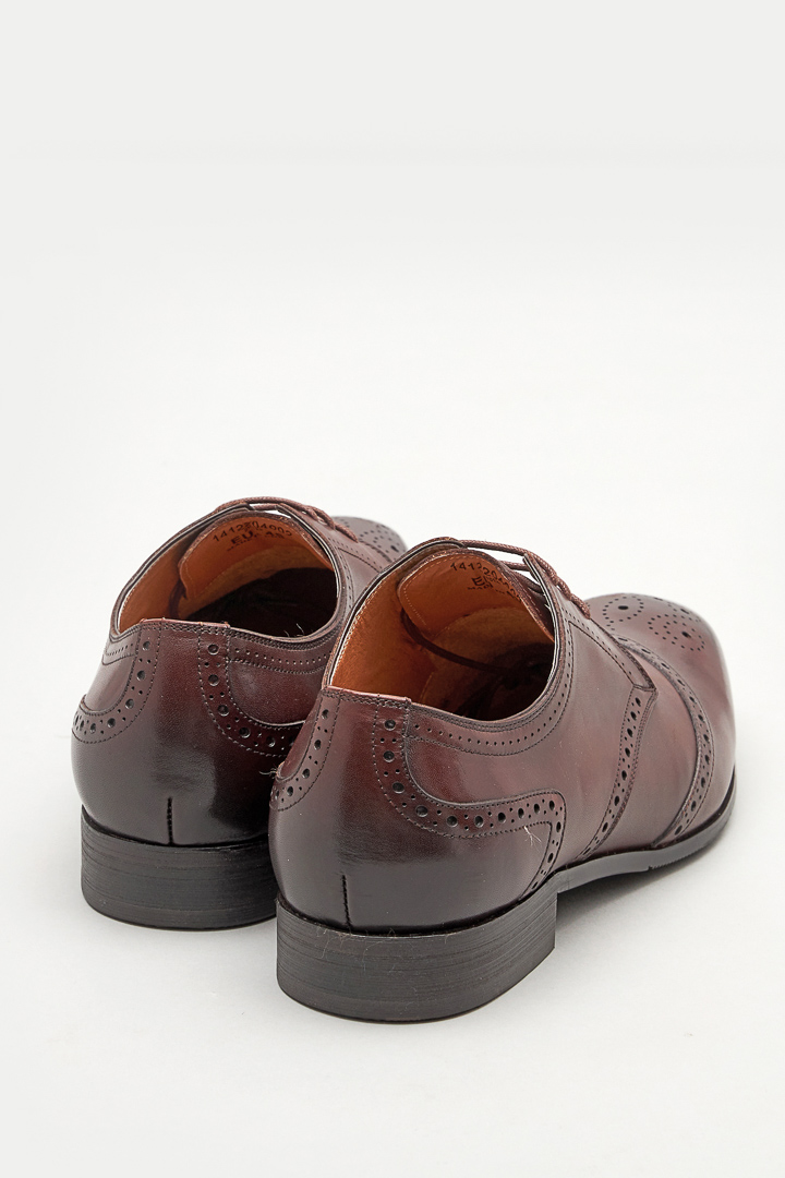 SST&C Dark Brown Derby Shoes | 1312204002  (Outlet)_3