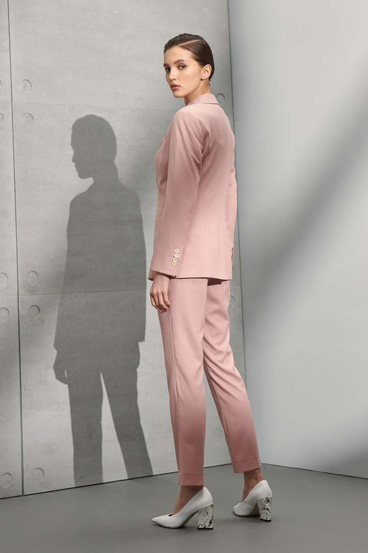 SST&C女裝 櫻花粉小直筒西裝褲 | 7262204005 (outlet)_4