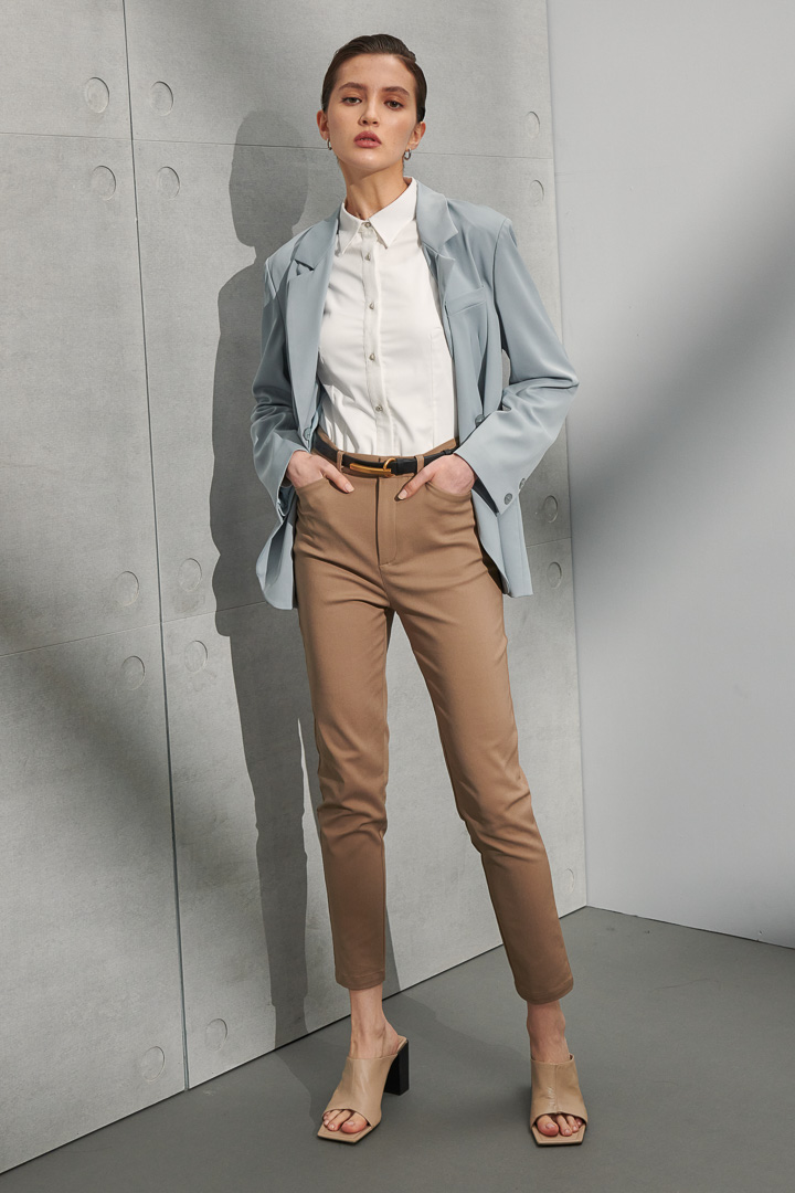 SST&C Women'S White Jacquard Patchwork Shirt | 7562204001  (Outlet)_2