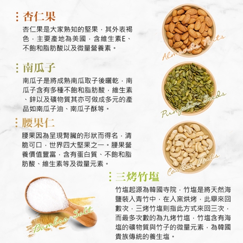 【紅布朗】鹽烤3色堅果 170g_3