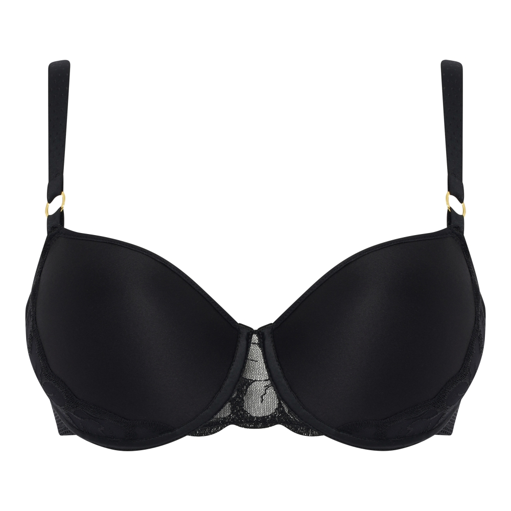 【Chantelle】丁字內褲>XS-S>黑色(12M90_011)【Fleurs】_6