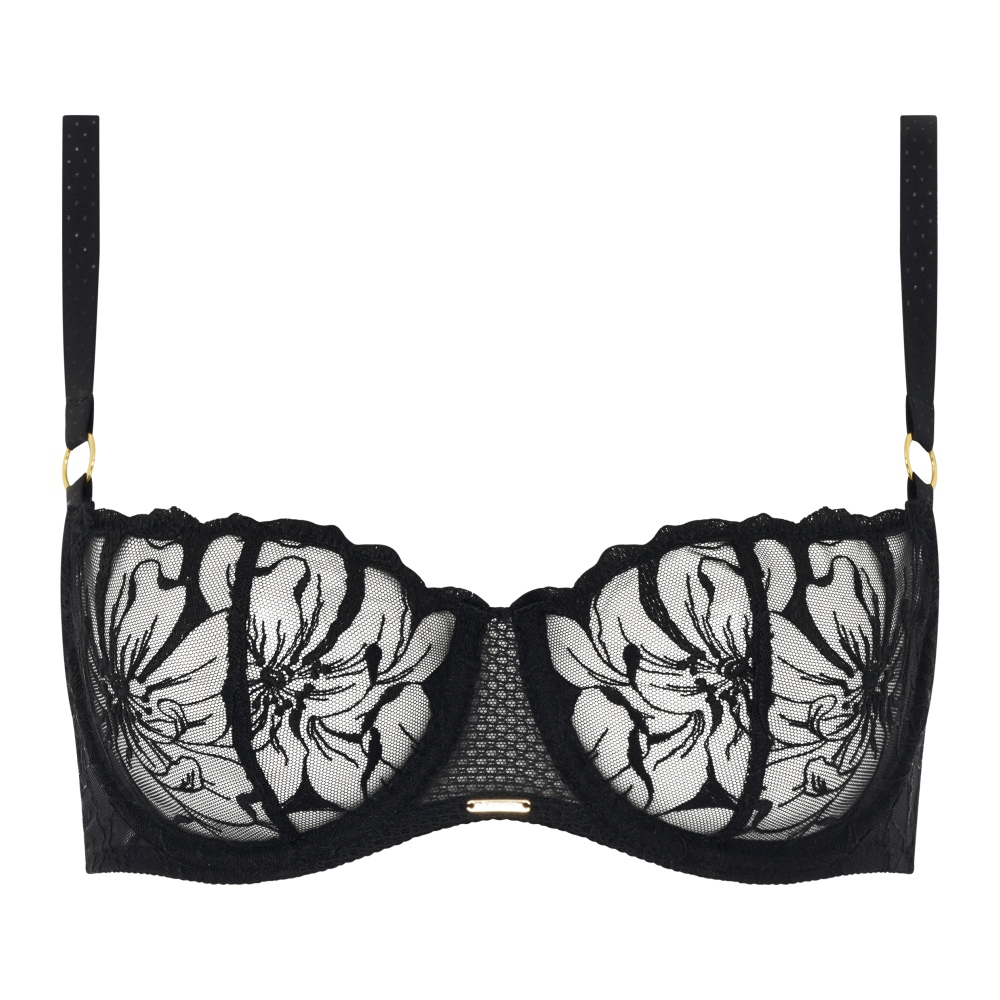 【Chantelle】四角內褲>XS-M>黑色(12M40_011)【Fleurs】_6