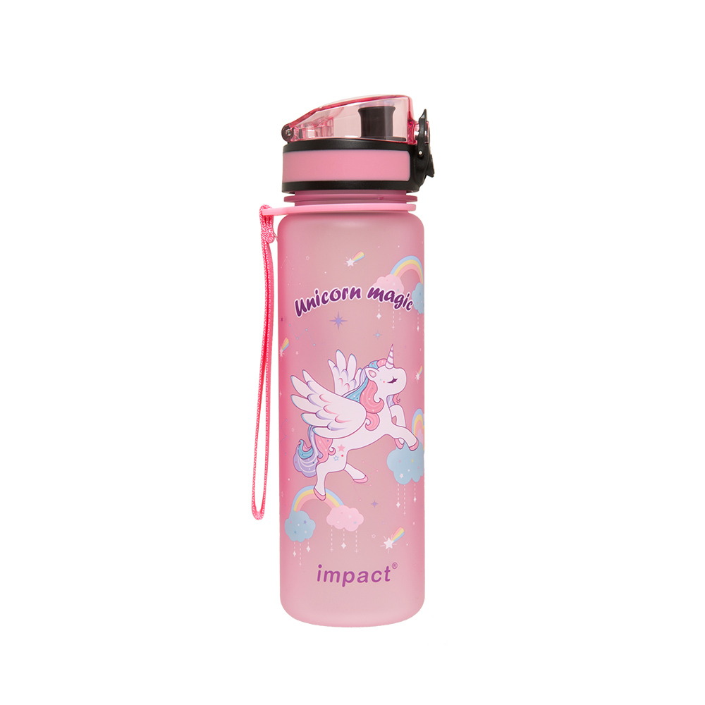 【IMPACT】怡寶 粉紅獨角獸彈蓋兒童水壺/水杯(500ML)-粉色 IM00B11PK (IMKA)
