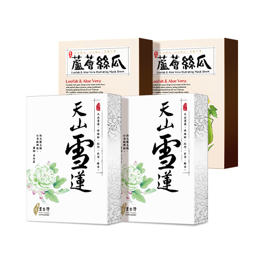 【豐台灣】油水平衡保濕組(蘆薈絲瓜x2+天山雪蓮x2)_1