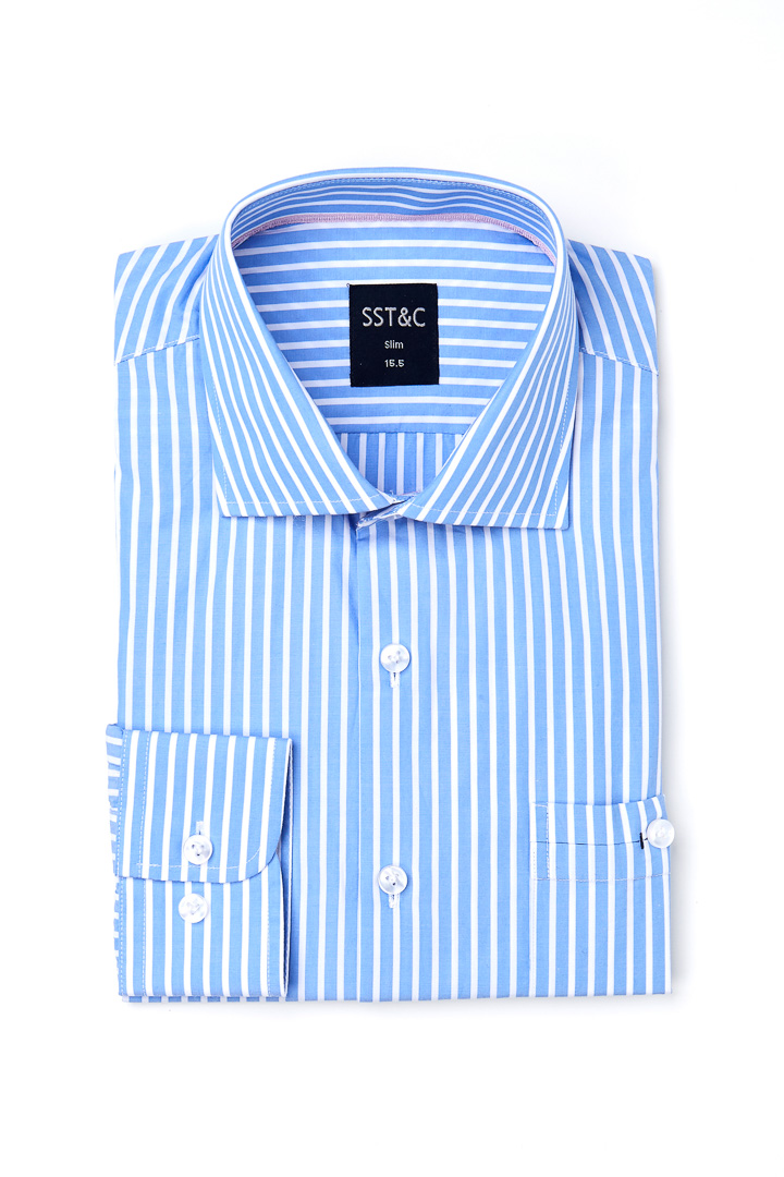 SST&C Striped Pattern Long Sleeve Shirt | 0371806012  (Outlet)_0