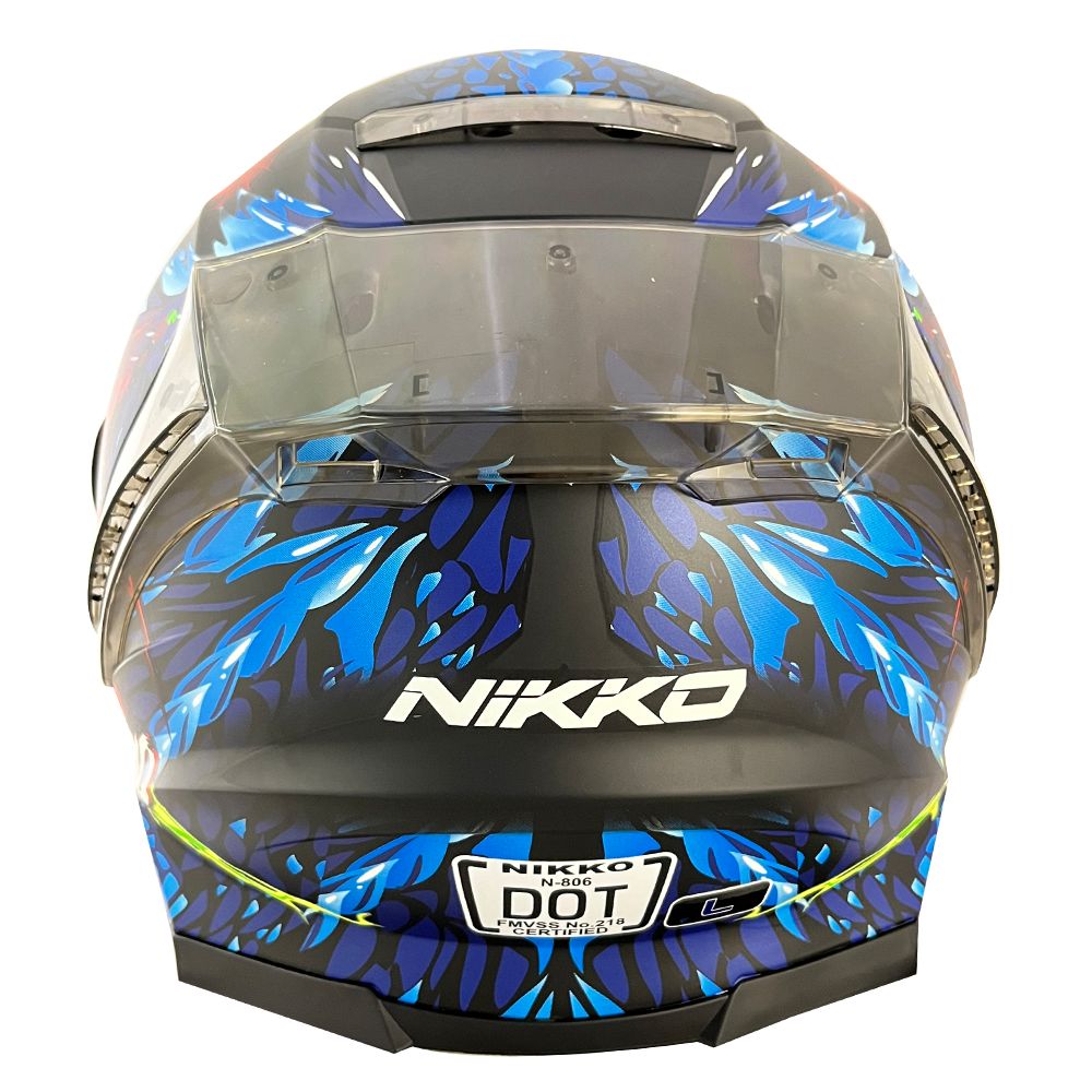 【新品預購】NIKKO N806II #12 re暴君：夜厄魔 消光黑紅 全罩式安全帽 (內藏墨鏡)【非現貨如有急用請洽LINE線上客服確認庫存避免等待過久】_3