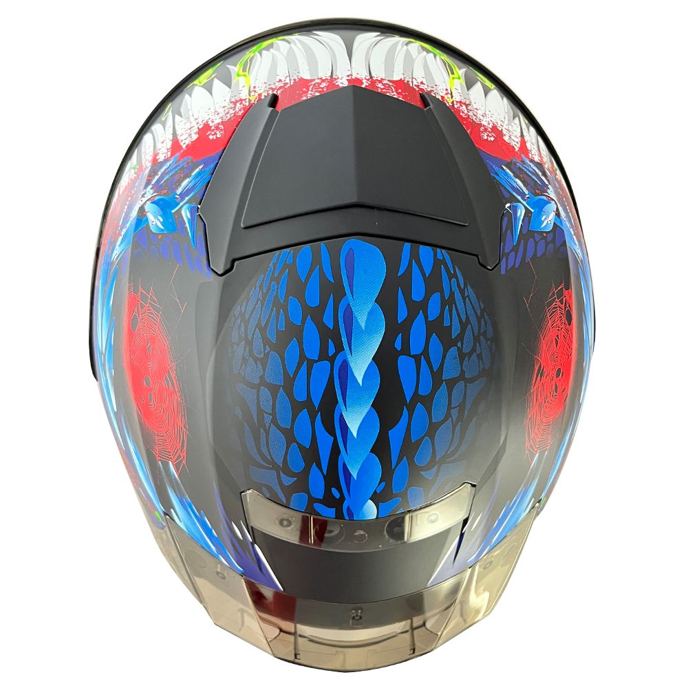 【新品預購】NIKKO N806II #12 re暴君：夜厄魔 消光黑紅 全罩式安全帽 (內藏墨鏡)【非現貨如有急用請洽LINE線上客服確認庫存避免等待過久】_4