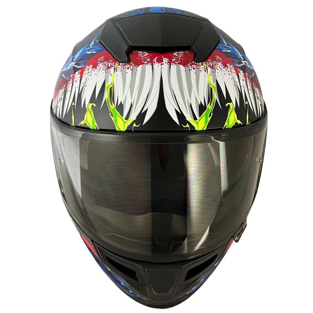 【新品預購】NIKKO N806II #12 re暴君：夜厄魔 消光黑紅 全罩式安全帽 (內藏墨鏡)【非現貨如有急用請洽LINE線上客服確認庫存避免等待過久】_5