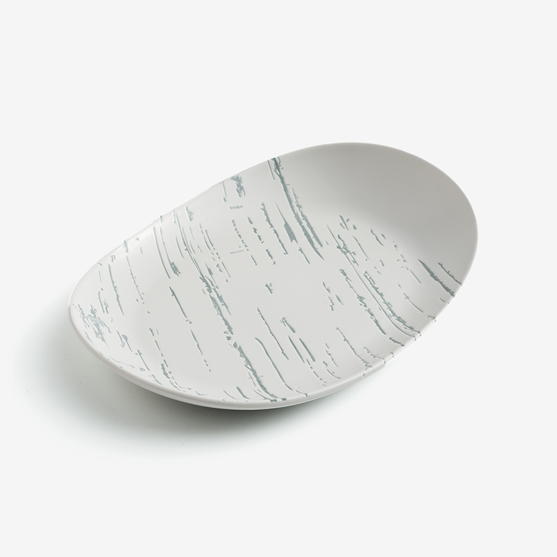 Circle 20cm Ceramic Plate | Gray_0
