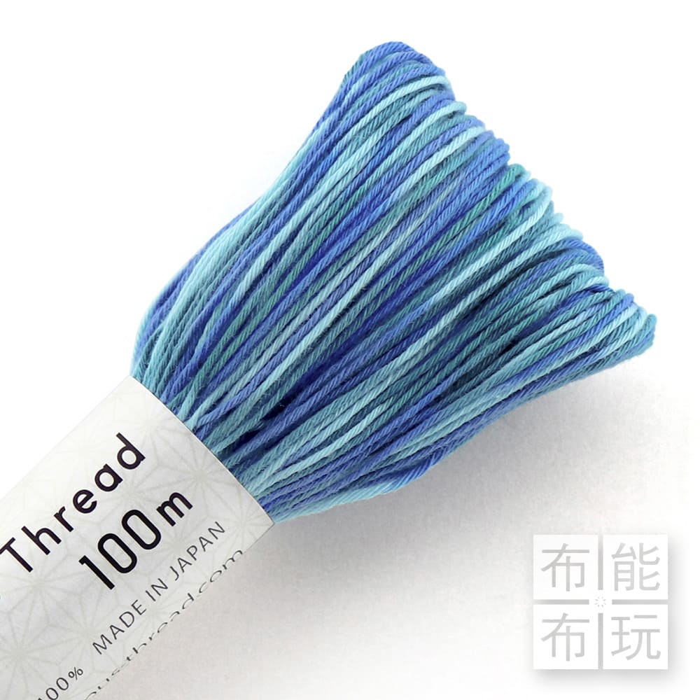 Olympus 刺子繡線-彩色 (100m)_0
