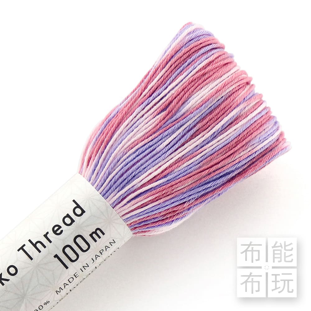 Olympus 刺子繡線-彩色 (100m)_1