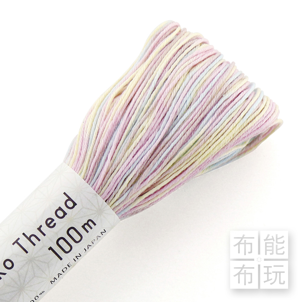 Olympus 刺子繡線-彩色 (100m)_3