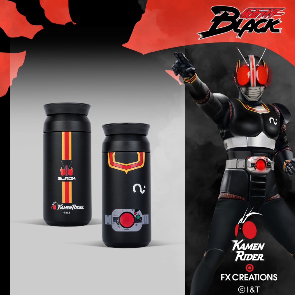 【假面騎士】BLACK 黑日 真空保溫杯 #黑 FXG230-01