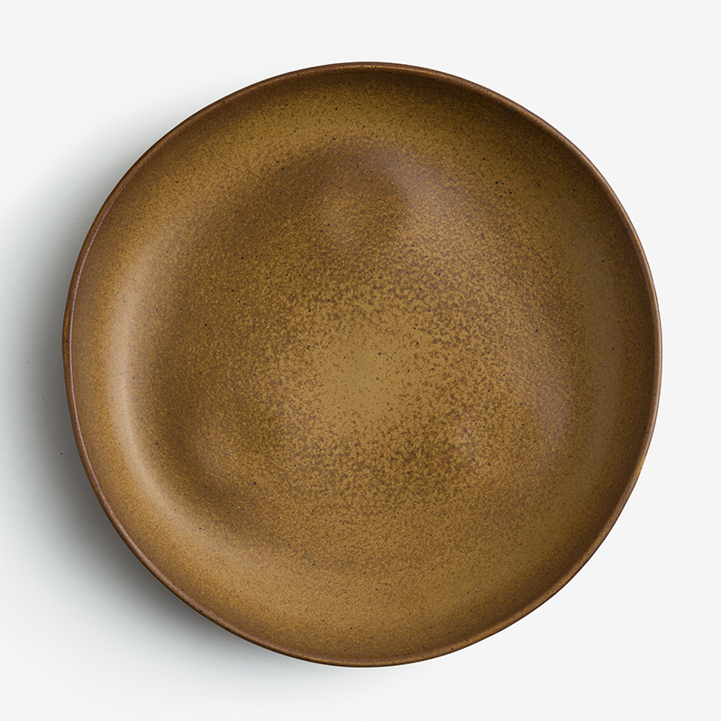 SHINE 25.5cm Ceramic Plate | Gold_1