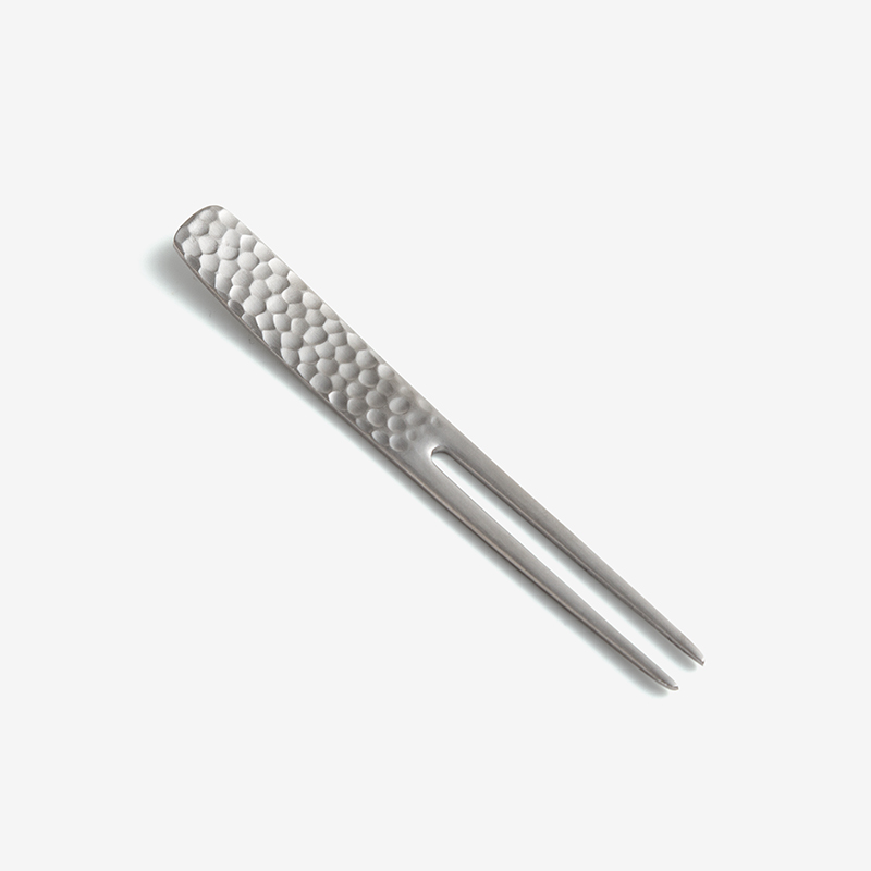日式 錘目工藝 9cm 不鏽鋼小叉｜霧銀｜單品_1