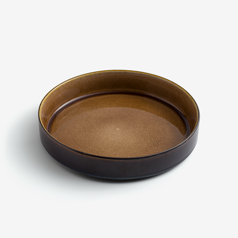 SHINE 25.5cm Ceramic Plate | Gold_0