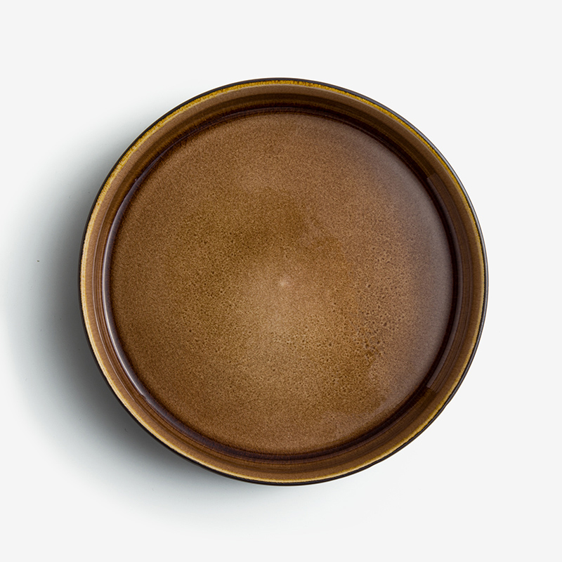SHINE 25.5cm Ceramic Plate | Gold_1