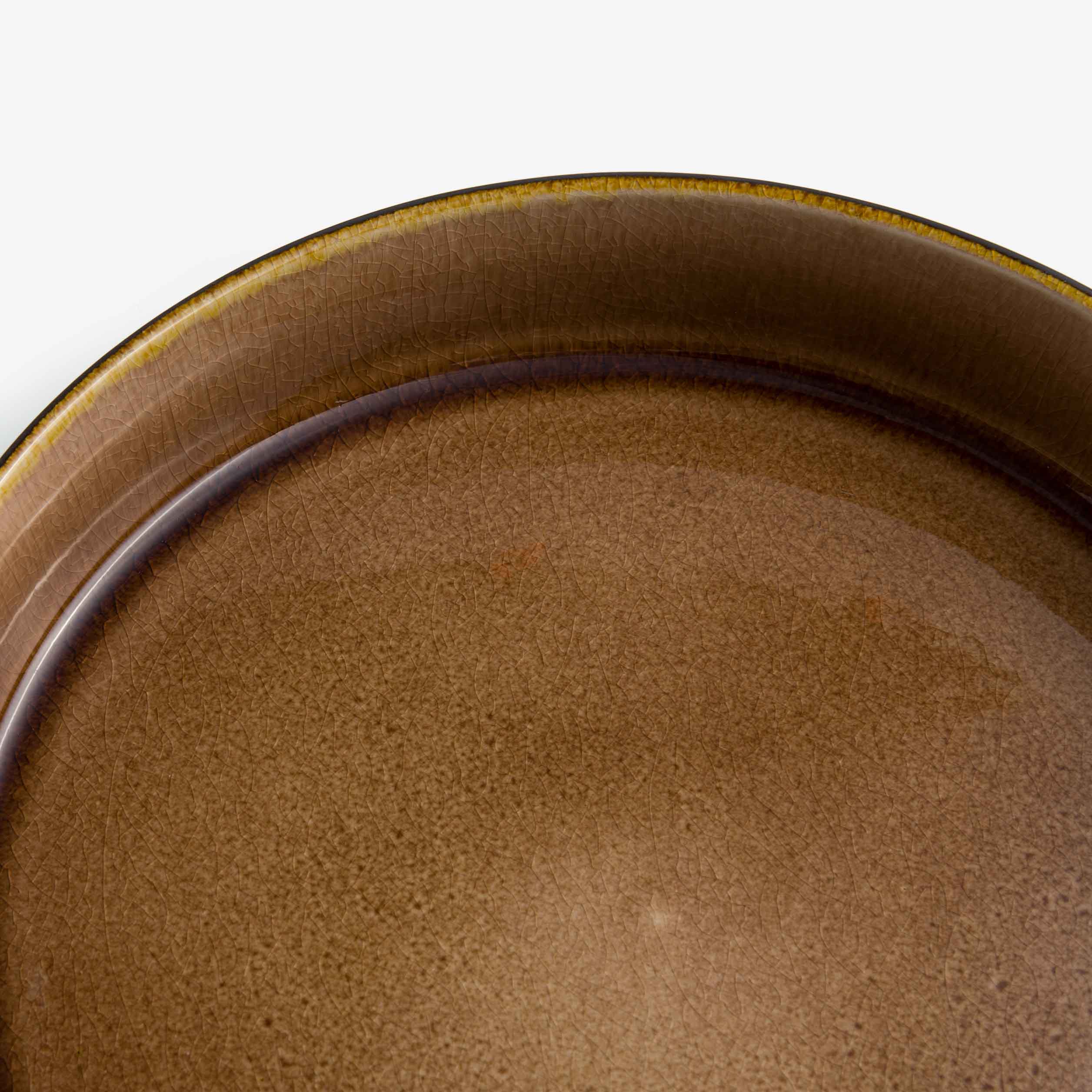 SHINE 25.5cm Ceramic Plate | Gold_2
