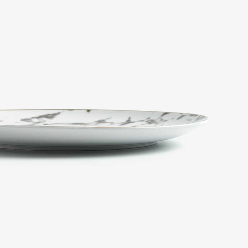 WAGA Earth Whisper Ink Expression Bone China Ceramic Plate 20cm_3