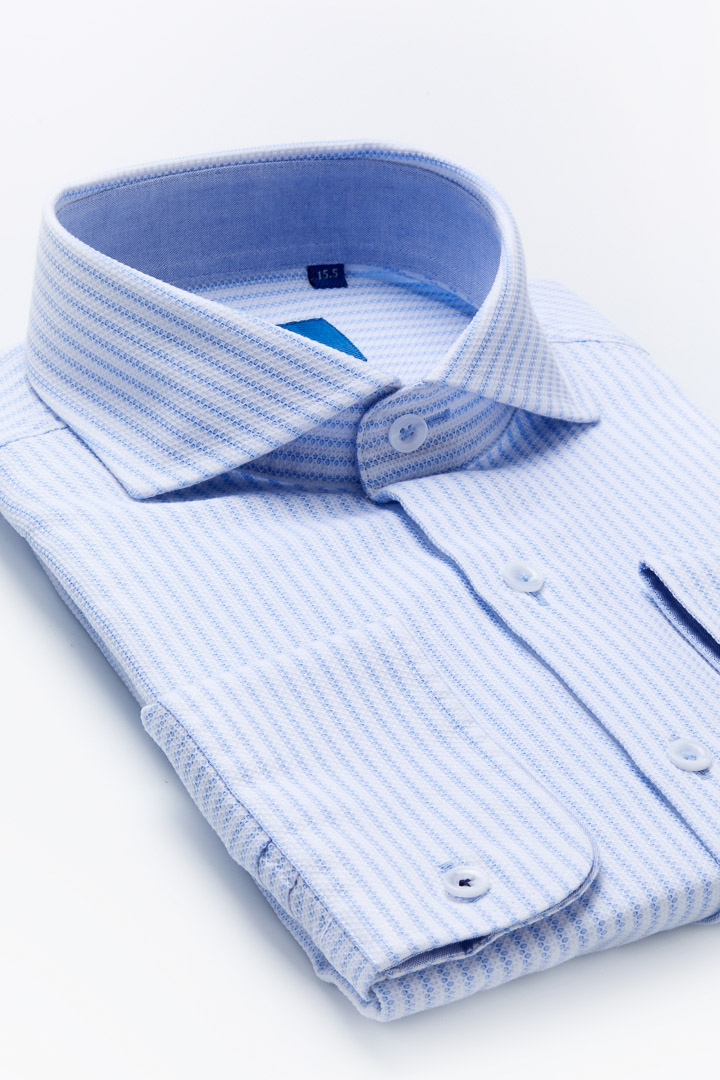 SST&C Straight Light Blue Shirt | 0312004012  (Outlet)_1