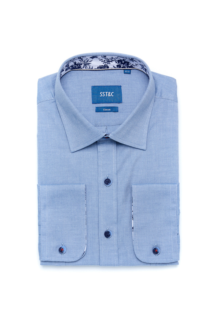 SST&C Light Denim Casual Shirt | 0312004019  (Outlet)_2