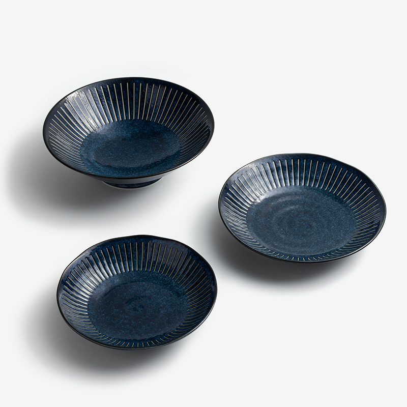 Ice Crack 23cm Ceramic Plate_4