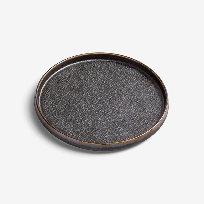 WAGA 日式褐金 21cm 陶瓷平盤｜單品_0