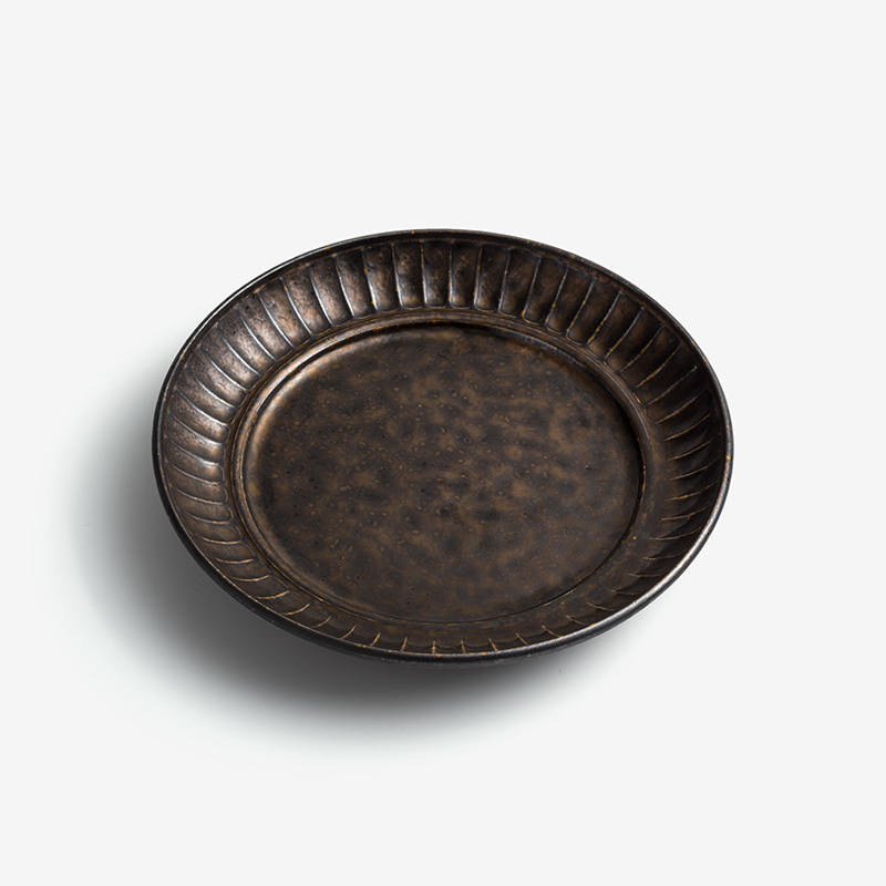 Ice Crack 23cm Ceramic Plate_0