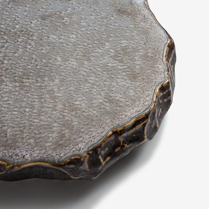 Ice Crack 23cm Ceramic Plate_3