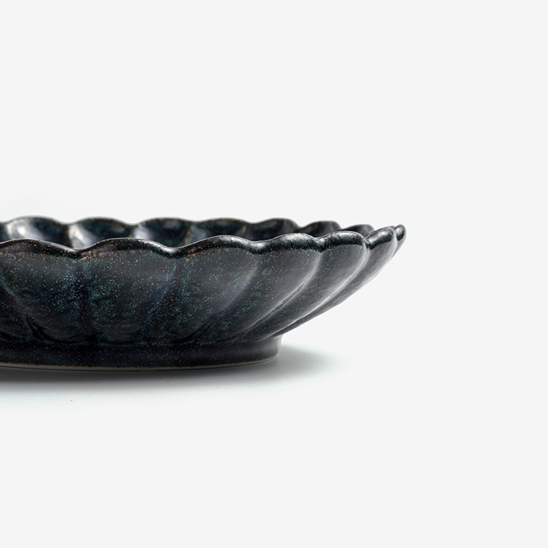 Ice Crack 23cm Ceramic Plate_1