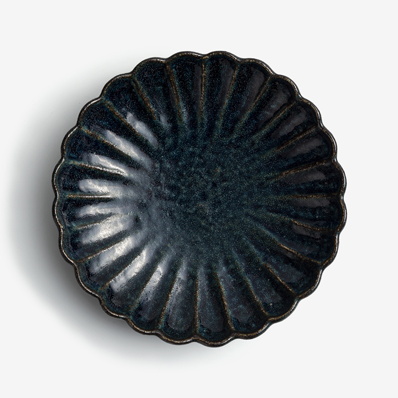 Ice Crack 23cm Ceramic Plate_2