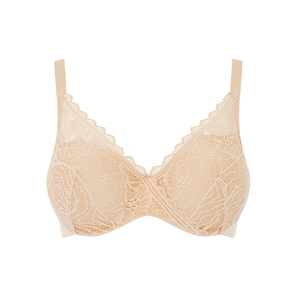 網路獨賣【Chantelle Easy Feel】平口內褲>XS-M>粉膚色(94240_01N)【Floral Touch】_6