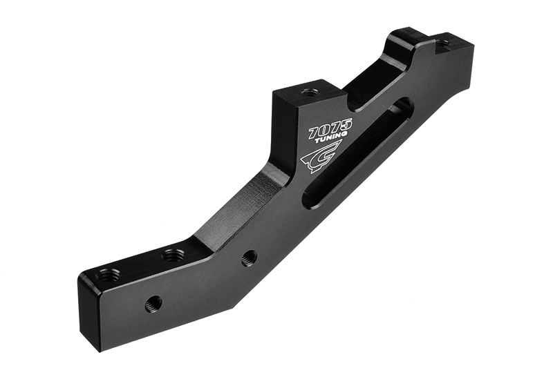 C-00180-387-2  Chassis Brace V2 - Front - Swiss Made 7075 T6 - Hard Anodised - Black - Made In Italy - Fits all TC 1/8 Cars - 1pc_0