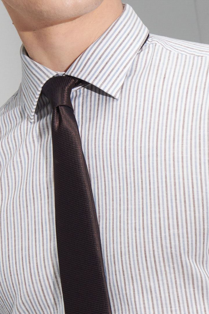 SST&C #Comfortable Cotton  Striped Pattern Linen-Like Standard Shirt | 0312205003  (Outlet)_4