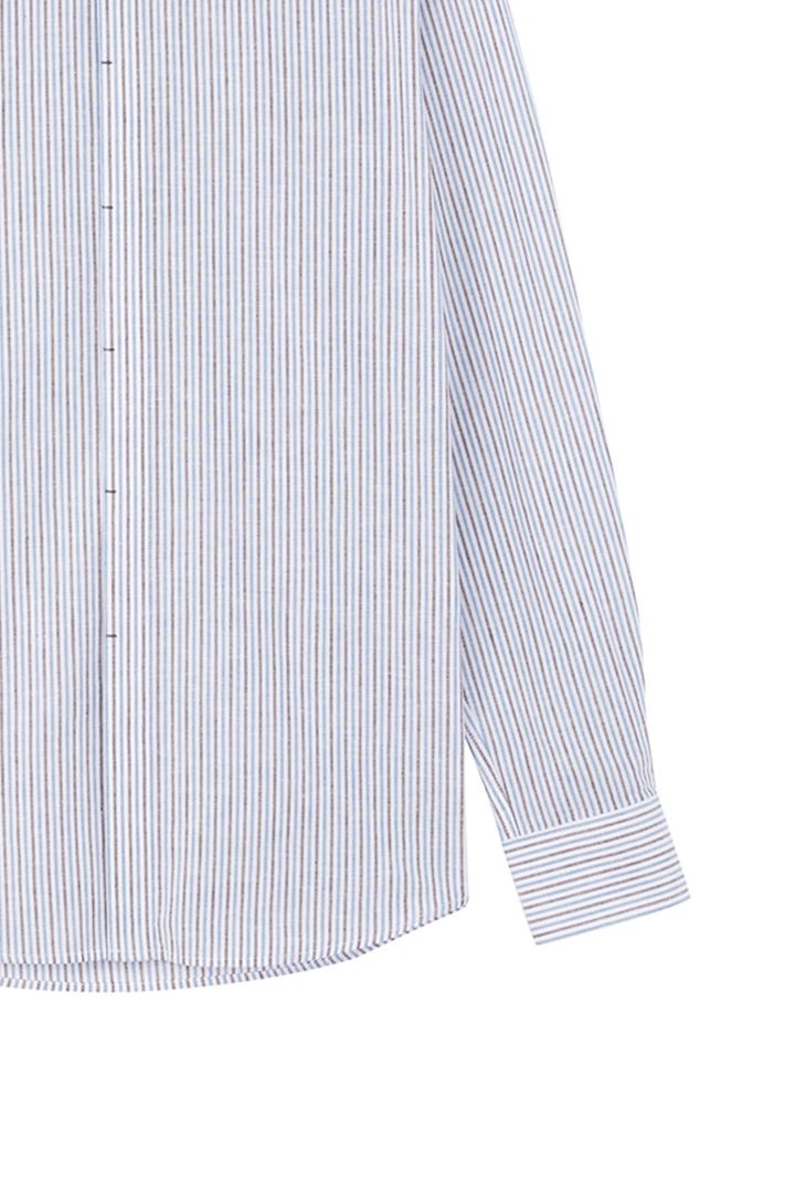 SST&C #Comfortable Cotton  Striped Pattern Linen-Like Standard Shirt | 0312205003  (Outlet)_8